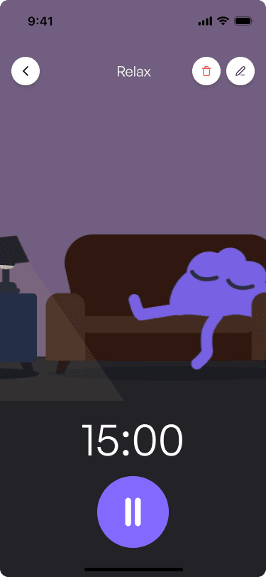 Relax timer